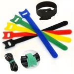 Magic Sticky Self Cable Ties Velcro Wire Organizer Mix Colors