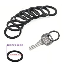 Keychain Key Ring Flat Key Holder 25mm Set 3pcs