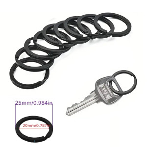 Keychain Key Ring Flat Key Holder 25mm Set 3pcs