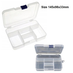Component Storage Organizer Box 5 Compartments