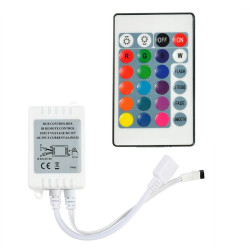 Remote Controller Box Wireless 24 Keys For RGB LED Light Strip