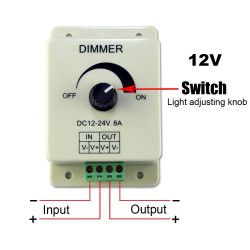 Dimmer Controller 8A For ​LED Light Strip