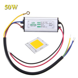 LED Driver 50W and LED CHIP 50W 220V-240V KIT