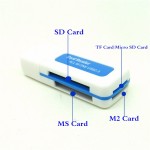Mini USB2.0 Card Slots Smart Card Reader