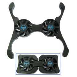External Laptop Cooler Pad 2 Fan