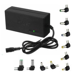 Universal Laptop AC Adapter 12V-24 96W with 10 Tips