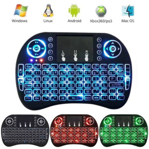 Mini Backlit Wireless Keyboard Touchpad