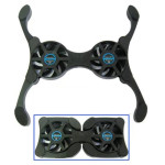 External Laptop Cooler Pad 2 Fan