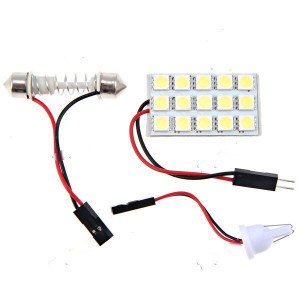 Car Interior Light Panel 15 SMD LED for Dome Bulb