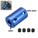 Aluminium Rigid Coupling Adapter 8mm to 8mm