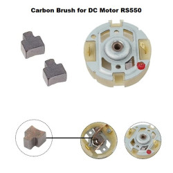 Carbon Brush for DC Motor DC RS550 set 2pcs