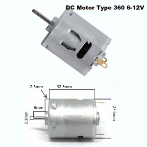 Electric Brush Mabuchi Motor Type 360-DC 6-12V ​11600 RPM