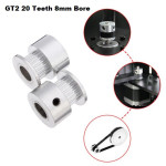 Aluminum Timing Pulley GT2 T20 Teeht 8mm