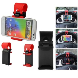 Universal Steering Wheel Holder for Mobile Phones