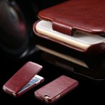 Floveme Leather Flip Case Cover for Iphone 6s Plus