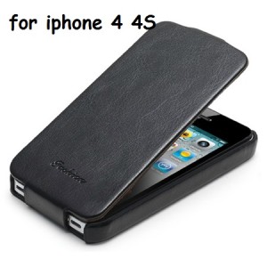 Leather Flip Case Cover for iphone 4 4S