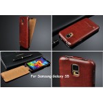 Leather Flip Case Cover for Samsung Galaxy S5 i9600
