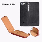 Floveme Leather Flip Case Cover for Iphone 4 4S