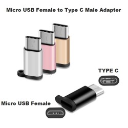 Micro USB Male to USB-C Female Adapter