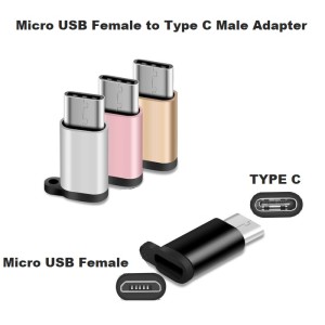 Μετατροπέας Adapter micro USB σε USB type C
