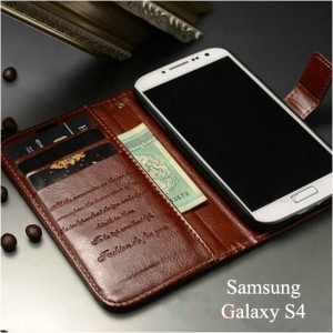 Luxury Flip Stand Case For Samsung Galaxy S4