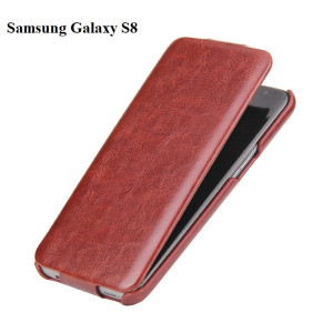 Floveme Leather Flip Case Cover for Samsung Galaxy S8