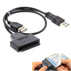 SATA USB Adapter Cable For 2.5 HDD Laptop Hard Disk Drive