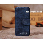 Luxury Flip Stand Case for iPhone 5 5S With Stand
