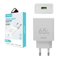 Treqa Φορτιστής USB Adapter 65W Χωρίς Καλώδιο