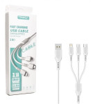 Treqa Universal 3 in1 USB Charging Cable