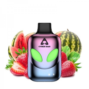 Cyber Bar Disposable Vape AL8000 Strawberry with Watermelon