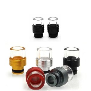 ​Aluminum Glass Drip Tip 510