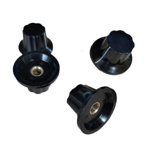 Potentiometer knob rotation switch volume control black
