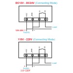 W3230 LED Digital Temperature Controller Switch AC 220V
