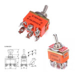 Toggle Switch E-TEN1321 2 Position 6pin AC 220V 15A