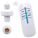 Wireless Remote Control Light Lamp E27 Screw