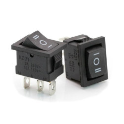 Rocker Switch KCD1 ON-OFF-ON 3Pin