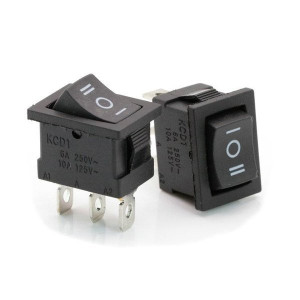 Rocker Switch KCD1 ON-OFF-ON 3Pin