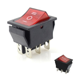 ​Rocker Power Switch 3 Position ON-OFF-ON With Light