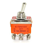Toggle Switch 3 Position 6pin AC 220V 15A