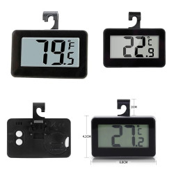 Mini LCD Digital Freezer Thermometer with Hook Refrigerator