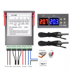 TC-3008 Διπλός Ψηφιακός θερμοστάτης με Δύο Ρελέ Έξοδος