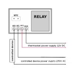 W1218 Digital Thermostat DC12V Temperature Controller