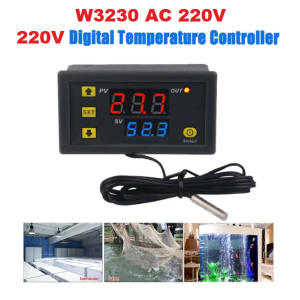 W3230 LED Digital Temperature Controller Switch AC 220V