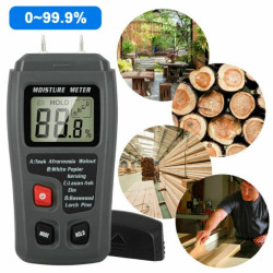 Digital LCD Wood Moisture Meter Detector Tester