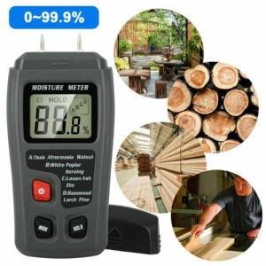 Digital LCD Wood Moisture Meter Detector Tester