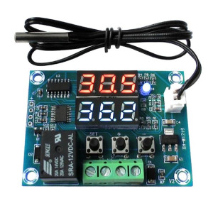 Dual Display Digital Temperature Controller XH-W1219 12V
