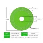 Glass Cutting Disc Diamond Cutting 115mm for Angle Grinder