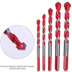 Drill Bits Ceramic Wall Tile Marble Glass Punching Set 5pcs