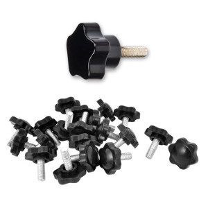 Knobs With Star-Shaped Head And Male Thread M6 - M8